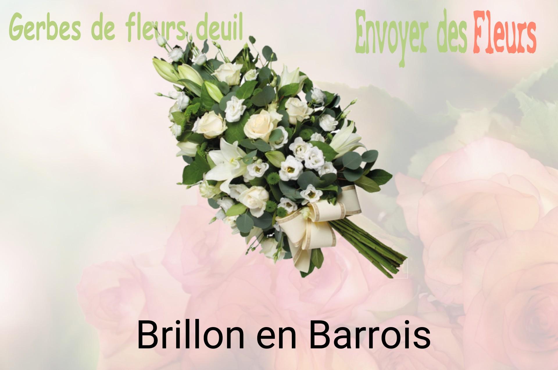 Gerbe de fleurs de deuil livrée à Brillon-en-Barrois